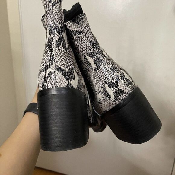 NEW! tony bianco hampton natural snake point toe western boots size US 7 - Picture 9 of 13